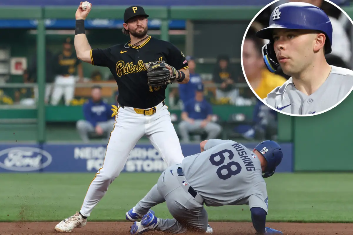 Dodgers' Dalton Rushing faces criticism for slide against Pirates