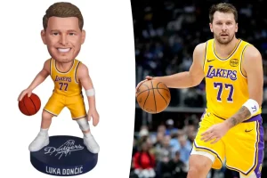 Dodgers' Luka Dončić bobblehead offers a strong perspective for the Lakers