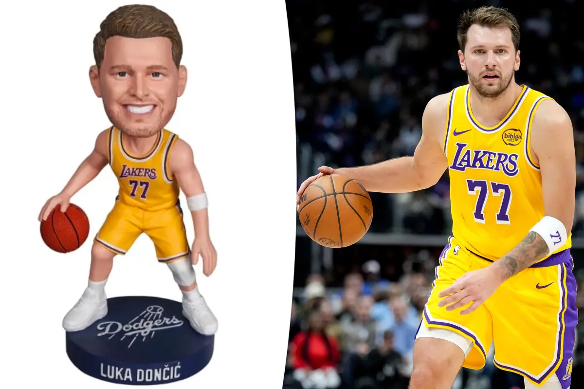 Dodgers' Luka Dončić bobblehead offers a strong perspective for the Lakers
