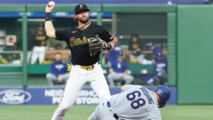 Dodgers catcher Dalton Rushing makes a slide so improper it would have impressed the 1980s