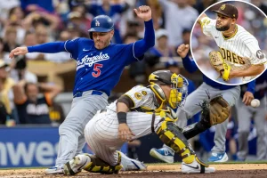 Dodgers dominate Padres with nine-run sixth inning, even the series.