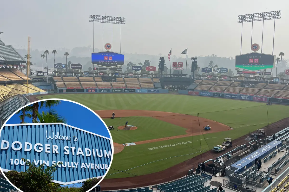 Dodgers' game with Baltimore going on despite smoke