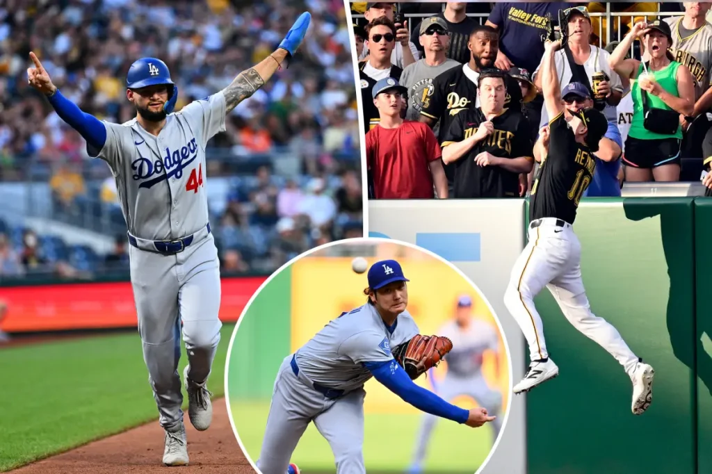 Dodgers' late collapse leads to surprising win for Pirates