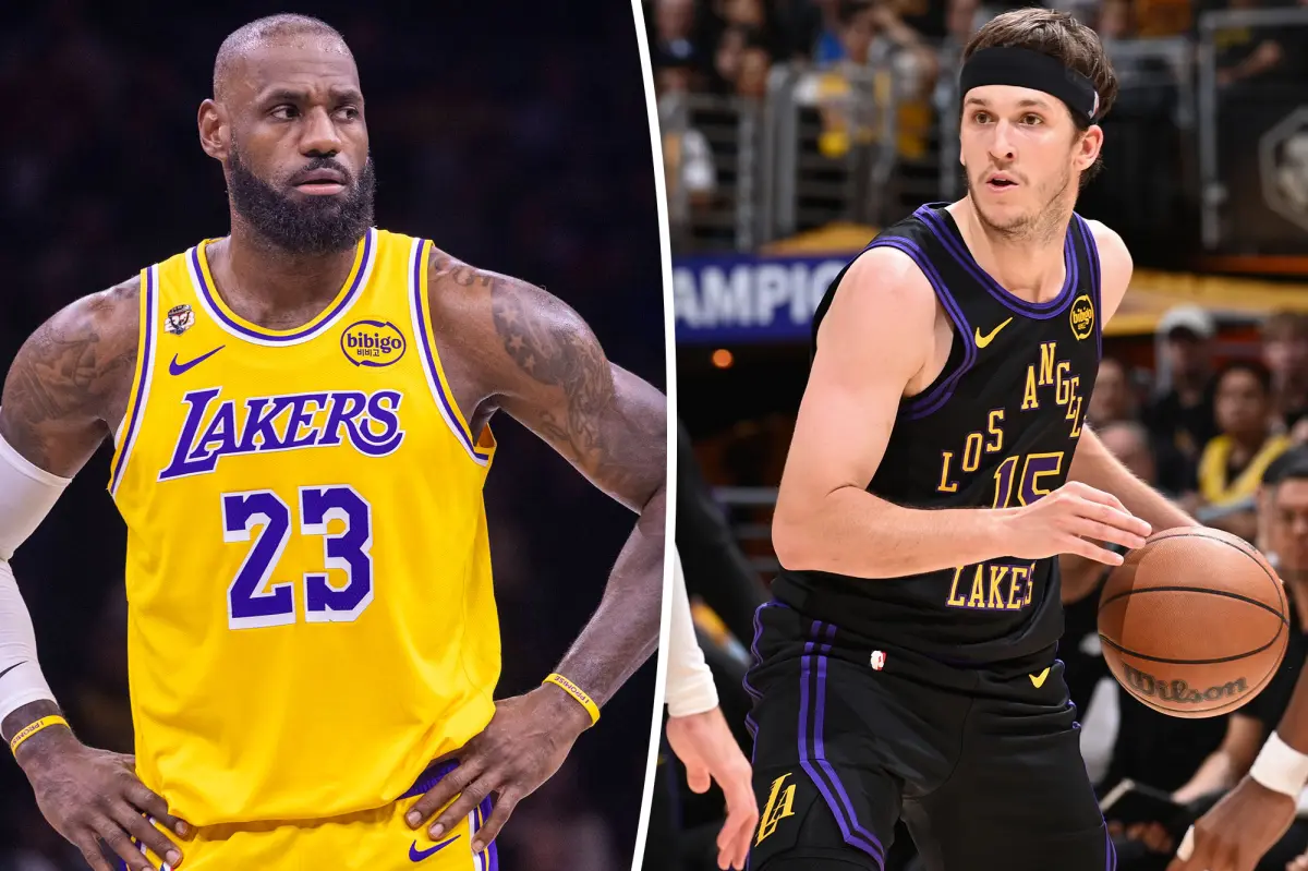 Does Austin Reaves' contract affect discussions between the Lakers and LeBron James?