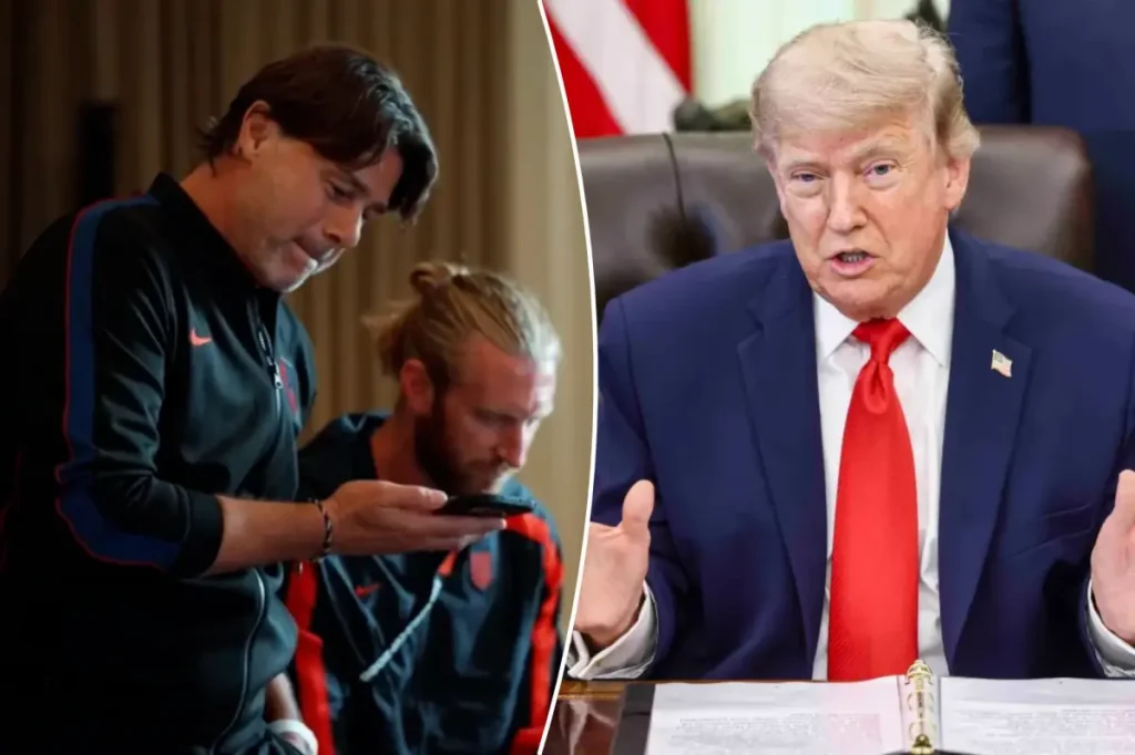 Donald Trump calls USMNT to show support before their first World Cup 2026 game