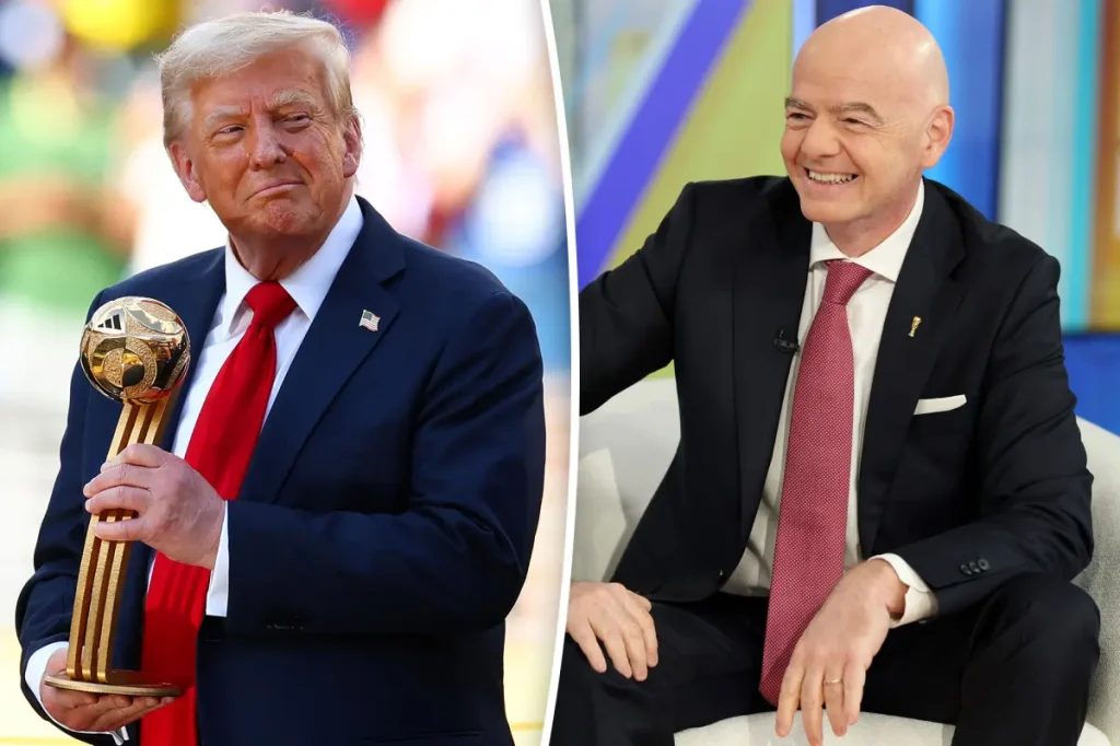 Donald Trump set to unveil the 2026 World Cup trophy alongside the FIFA president