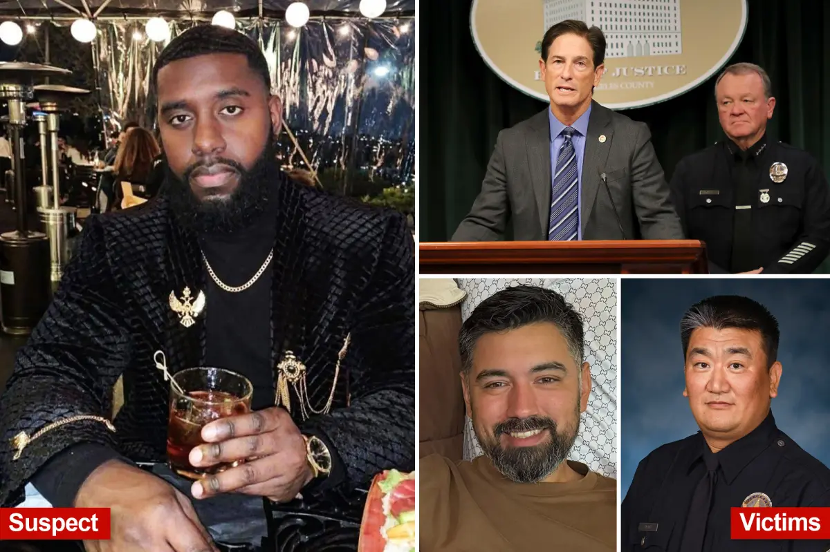 Driver charged with murder after holding fundraiser following the deaths of an LAPD officer and a Whole Foods employee
