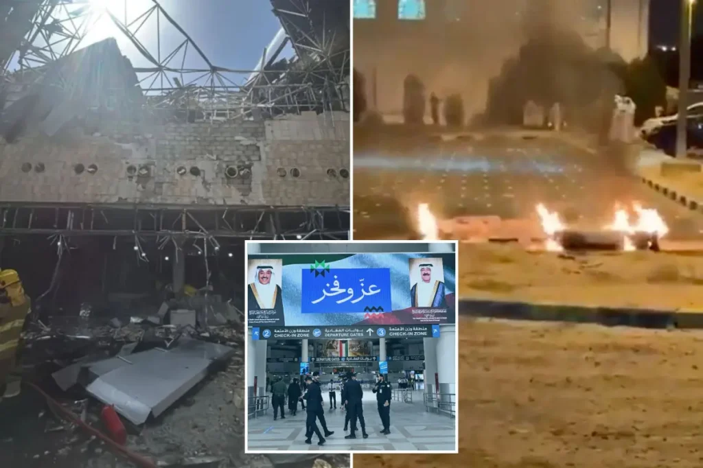 Drone strike in Kuwait airport leads to injuries