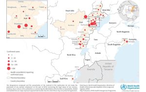 Ebola illness linked to Bundibugyo virus, Democratic Republic of the Congo and Uganda