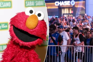 Elmo faces criticism from Knicks fans ahead of the NBA Finals