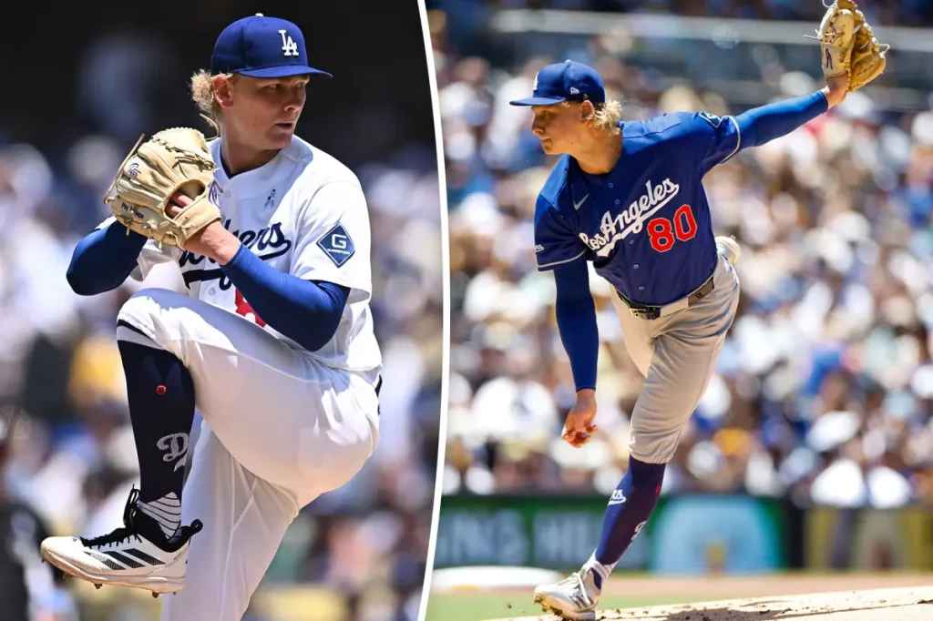 Emmet Sheehan solidifies his spot in the Dodgers' lineup with victory against the Padres