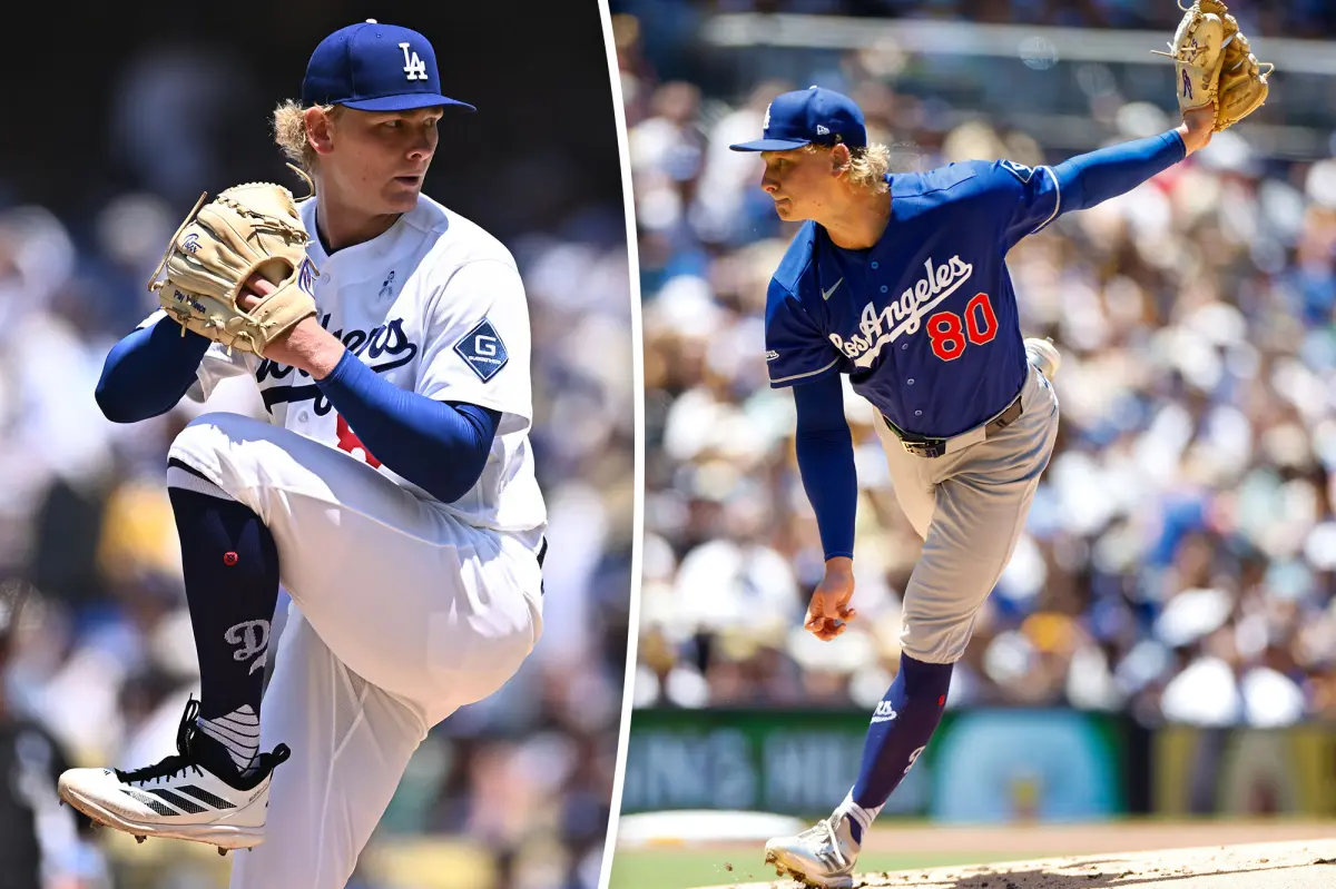 Emmet Sheehan solidifies his spot in the Dodgers' lineup with victory against the Padres