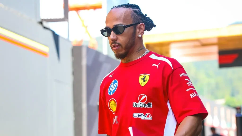 F1 driver Lewis Hamilton discloses that he experienced a significant neck injury in a testing accident.