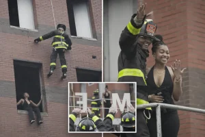 FDNY trainee executes amazing engagement proposal