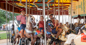 Fairgoers at the Great American State Fair report that politics are not dominating the event.