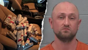 Florida man accused of having 34 open alcohol containers in his car arrested for DUI