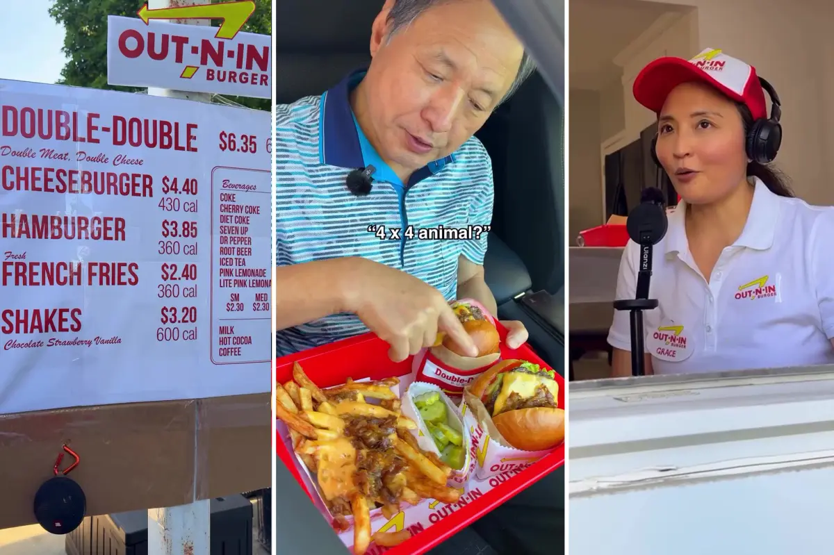 Food influencer makes In-N-Out for parents experiencing it for the first time.