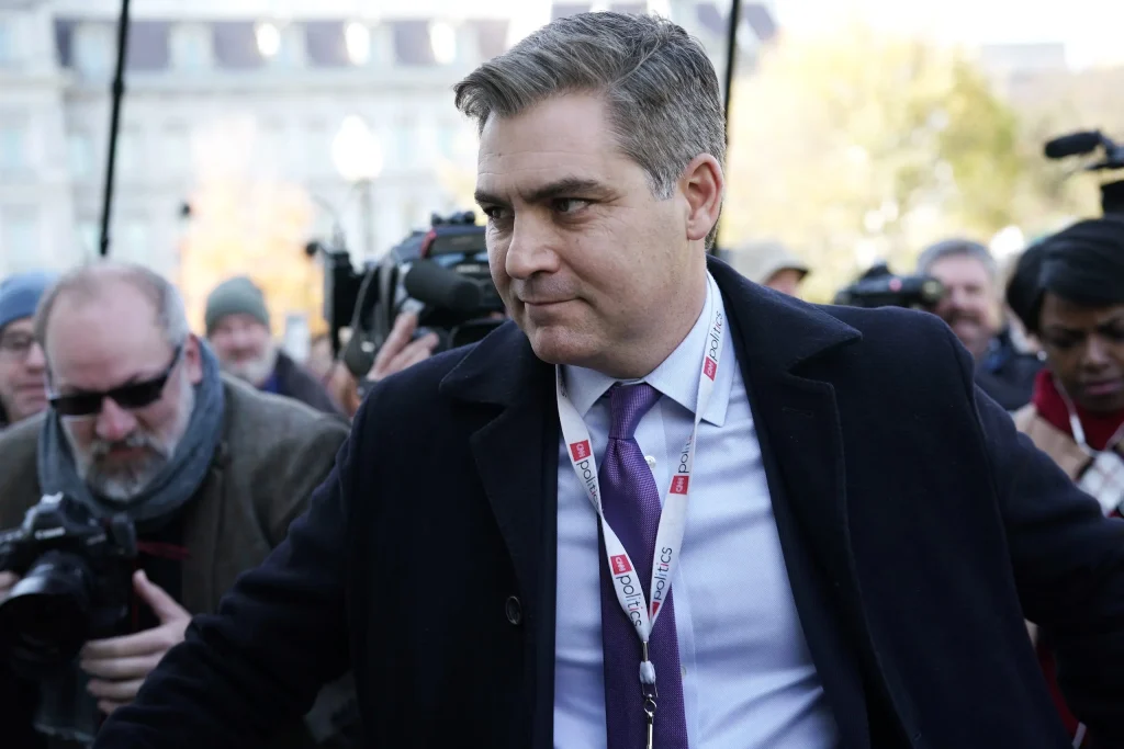 Former CNN anchor Jim Acosta likens the removal at the Kennedy Center to the Berlin Wall.