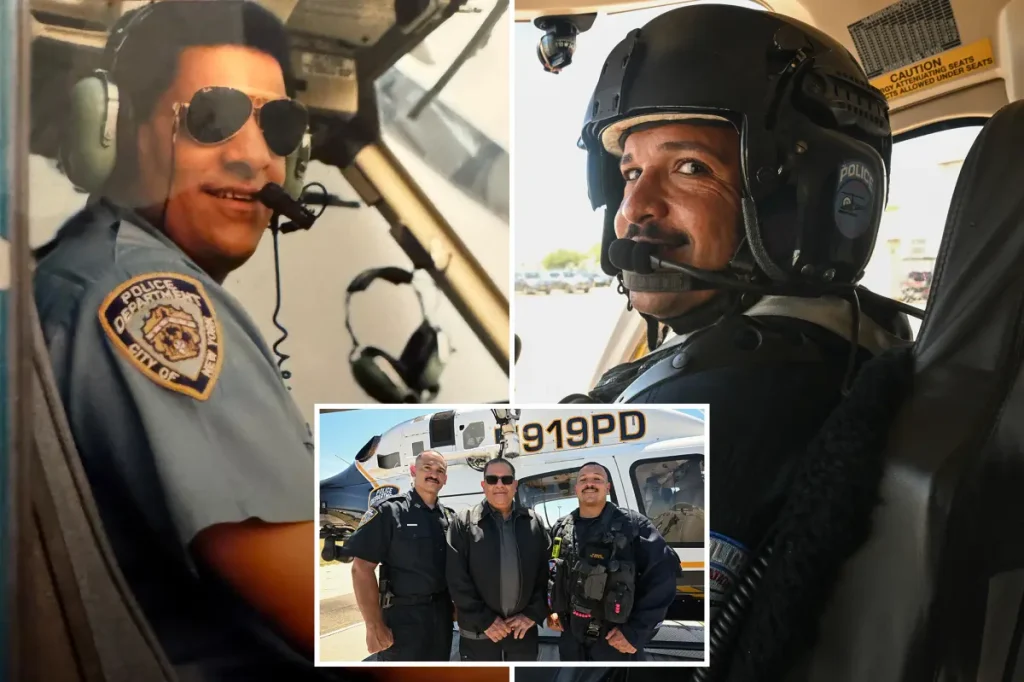 Former NYPD pilot makes first helicopter flight with son carrying on the legacy