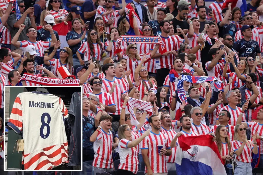 Free soccer jerseys provided to American Airlines passengers