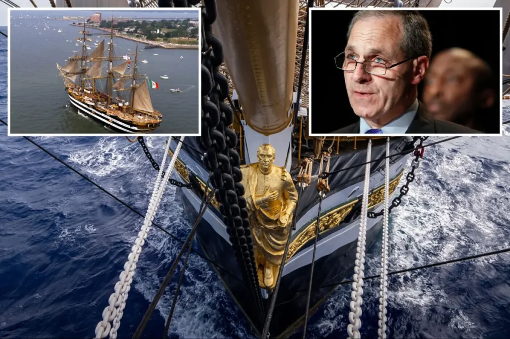 "From one Amerigo Vespucci to another": Celebrated Italian tall ship to honor America 250 with New Jersey organization named after the explorer