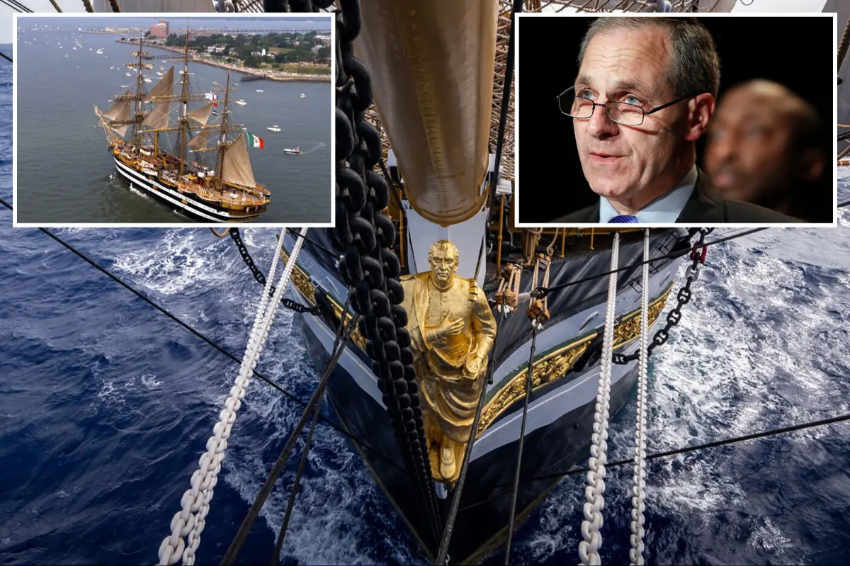 "From one Amerigo Vespucci to another": Celebrated Italian tall ship to honor America 250 with New Jersey organization named after the explorer