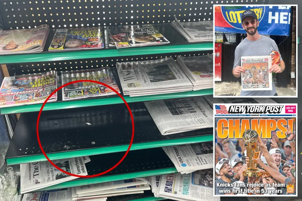 Front page becomes an instant classic following Knicks' victory