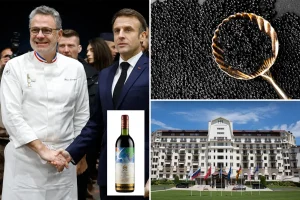G7 leaders indulge in caviar and drink $7,000 vintage wine after pledging to address ongoing poverty