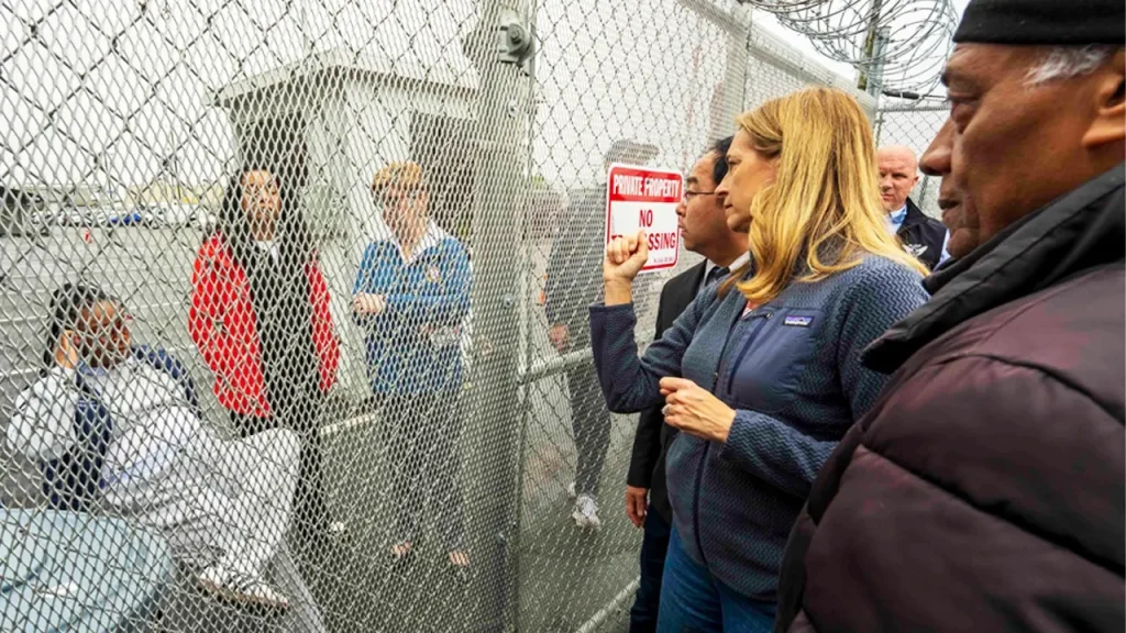 GOP candidate criticizes Gov. Sherrill for insufficient police presence at Delaney Hall