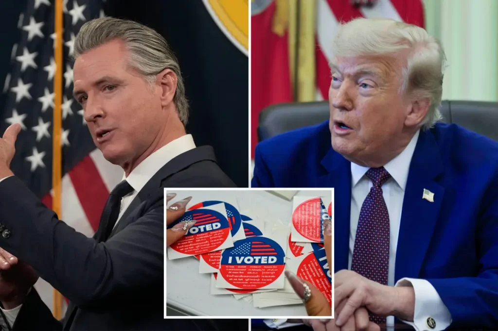 Gavin Newsom addresses Trump regarding slow vote counts in California