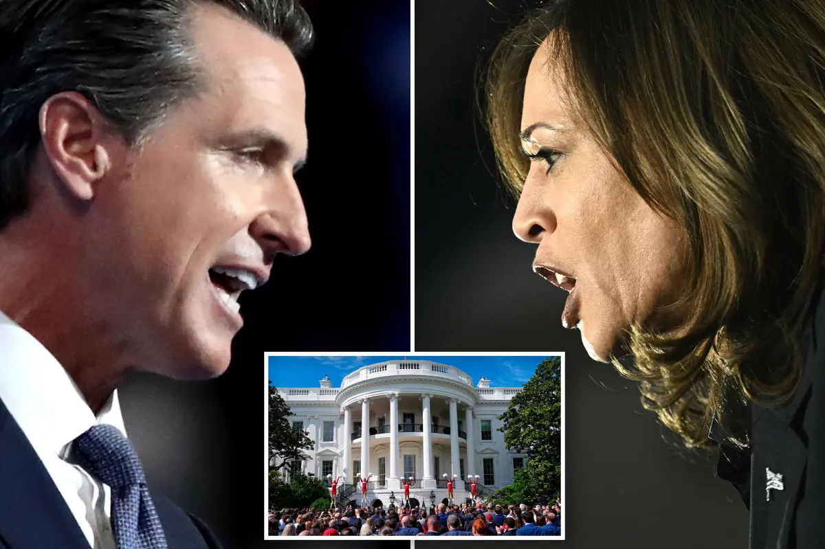 Gavin Newsom and Kamala Harris conflict before the 2028 elections