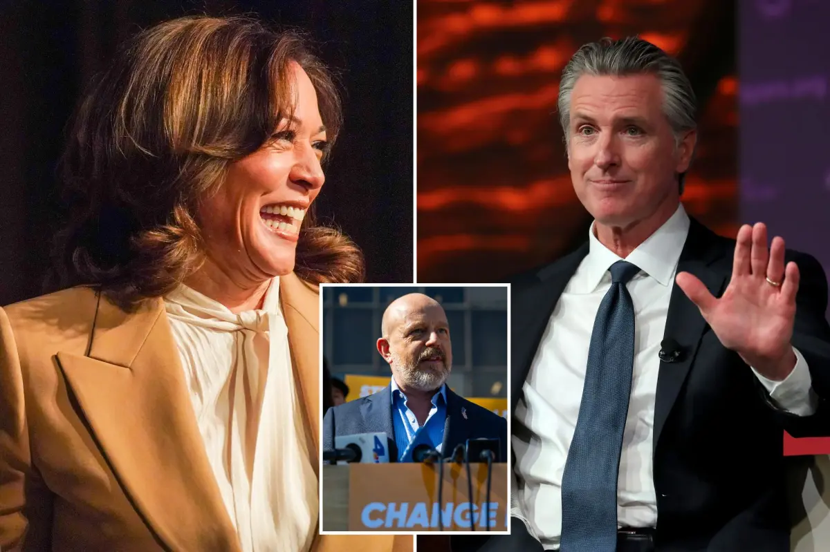 Gavin Newsom and Kamala Harris finally share their thoughts on the governor's race after being silent for months