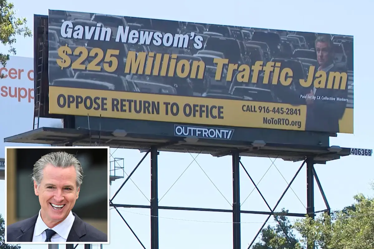 Gavin Newsom cautioned about a large departure from California due to a new policy causing anger.