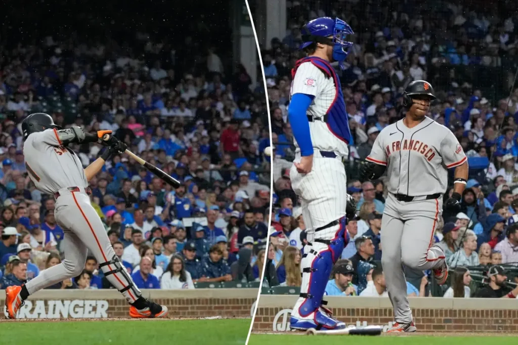 Giants narrowly defeat Cubs in extra innings, wrap up road trip at .500.