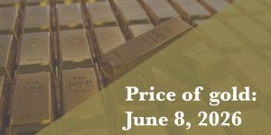 Gold price update for June 8, 2026