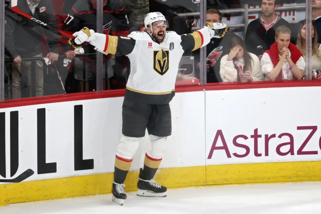 Golden Knights come back against Hurricanes in Game 1 of the Stanley Cup