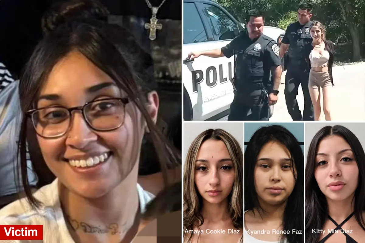 Grinning sisters Cookie and Kitty were familiar with the Texas mother they are said to have fatally stabbed, according to authorities.