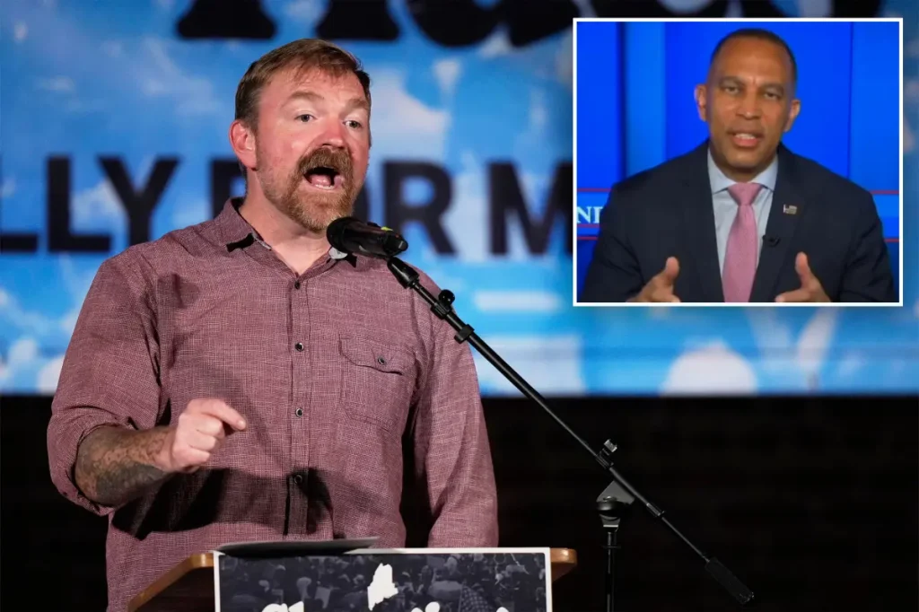 Hakeem Jeffries avoids important questions regarding Graham Platner