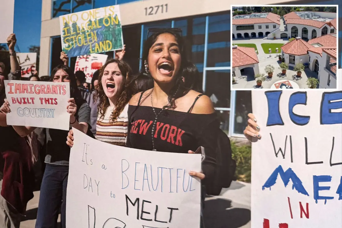 Harvard-Westlake criticized for yearbook highlighting anti-ICE protest