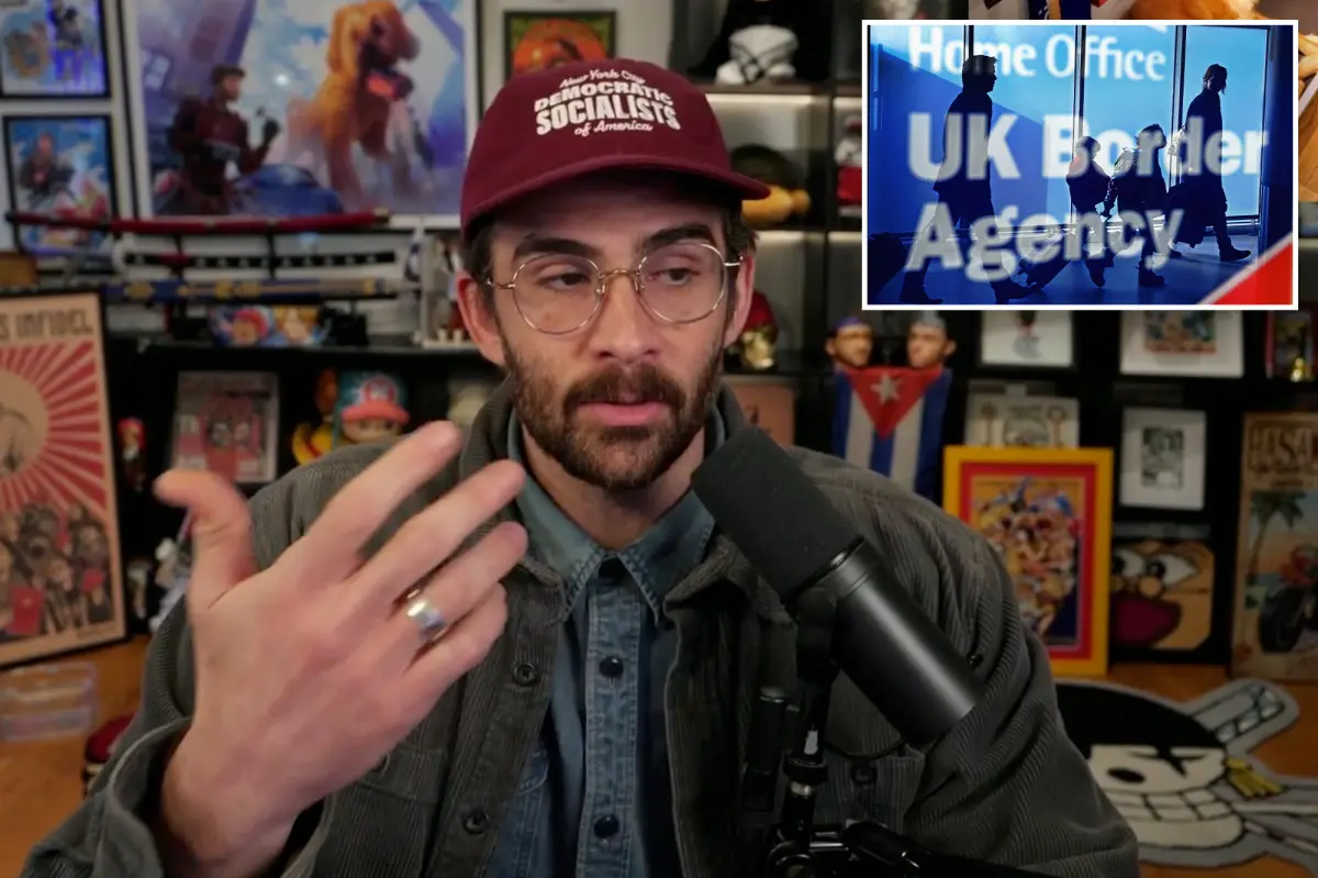 Hasan Piker claims the UK has blocked him and criticizes the remarkable influence of pro-Israel organizations.