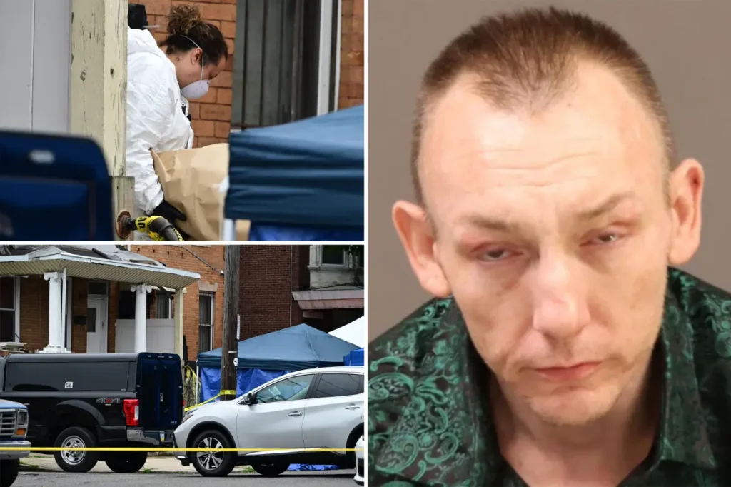 Hazardous substances, a 55-gallon drum, and a note about Ted Bundy discovered at the residence of a Philadelphia criminal connected to two missing women