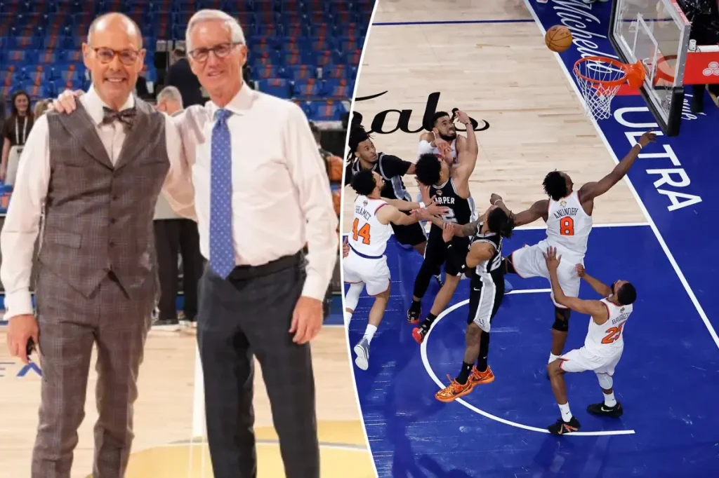 Hear Mike Breen's thrilling commentary on OG Anunoby's memorable tip-in for the Knicks.