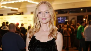 Heather Graham wears a bikini in France on her 'White Lotus' vacation.
