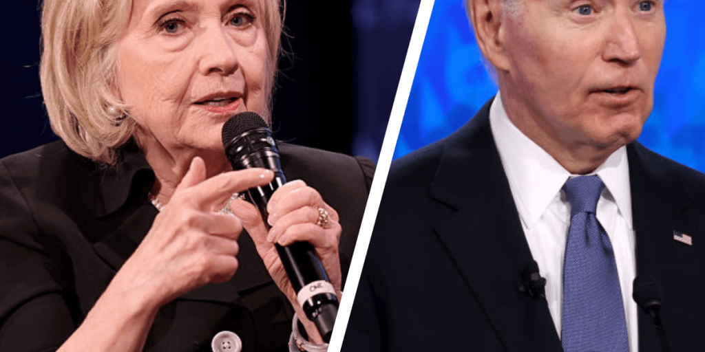 Hillary Clinton criticizes Biden's poor choice for re-election in recent interview
