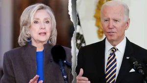 Hillary Clinton describes Biden's 2024 reelection attempt as a big mistake.