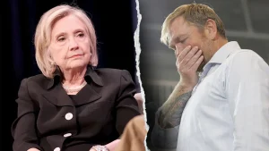 Hillary Clinton refers to Platner's scandals as 'minor setbacks' and refrains from showing support.