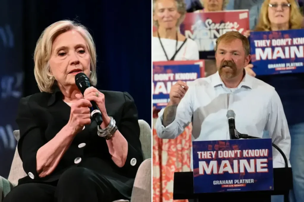 Hillary Clinton skips Graham Platner's endorsement and reduces scandals to mere 'bumps on the road'