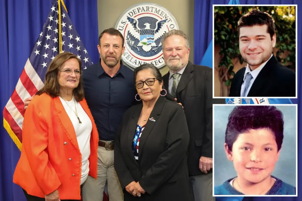 Homeland Security chief Markwayne Mullin meets with families of those killed by undocumented immigrants.