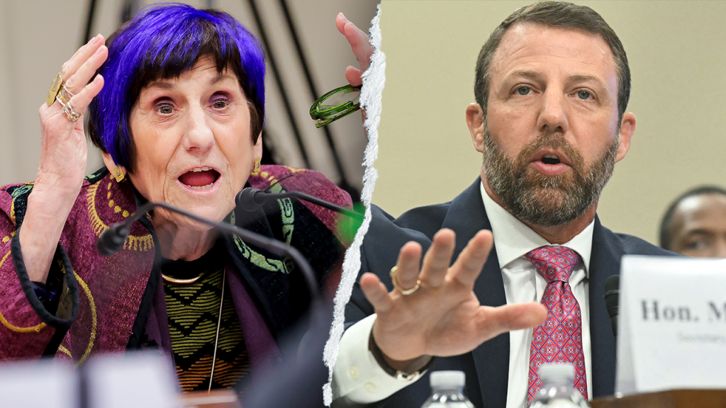 House hearing falls apart as Rep. DeLauro challenges DHS Secretary Mullin