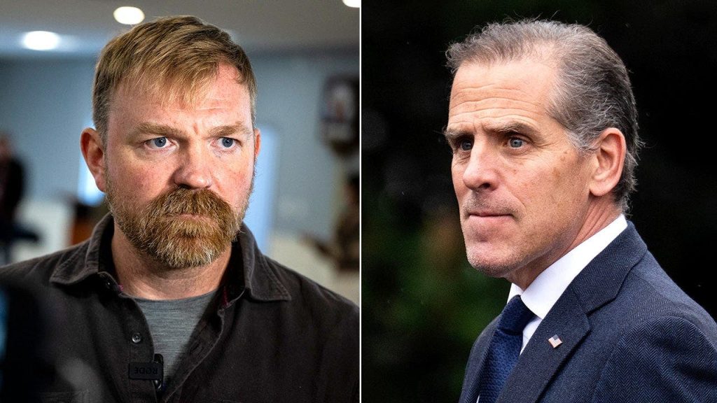 Hunter Biden supports Maine Senate candidate amidst Nazi tattoo and sexting controversy.
